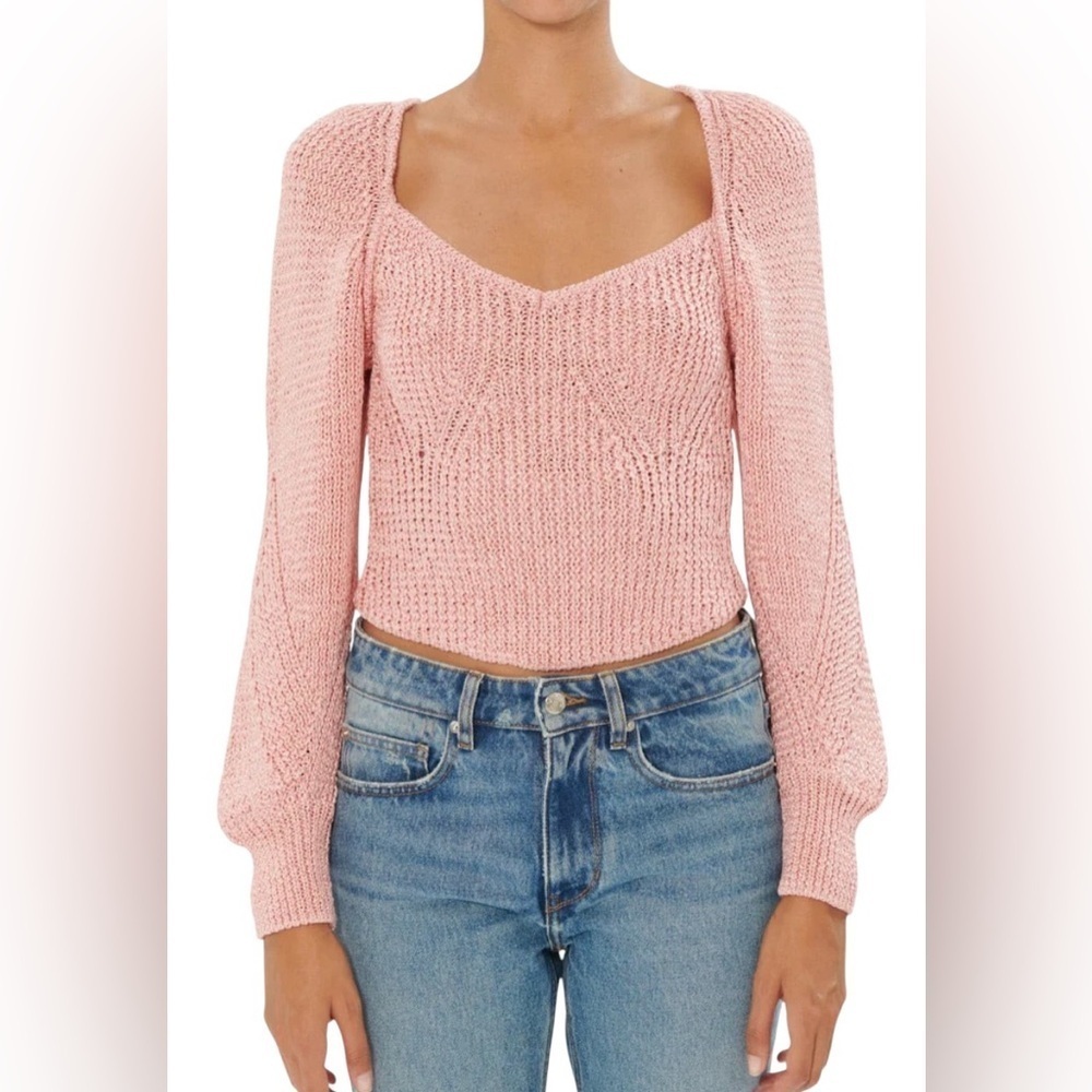 IRO Women’s Pink Salali Sweater Size Large